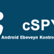 cSPY Kontrol Panel Girişi